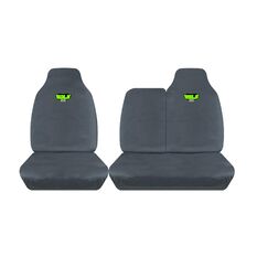 HD CANVAS SEAT COVERS TOYOTA 70 SER L/C UTE FRNT 3/4 BENCH, , scaau_hi-res