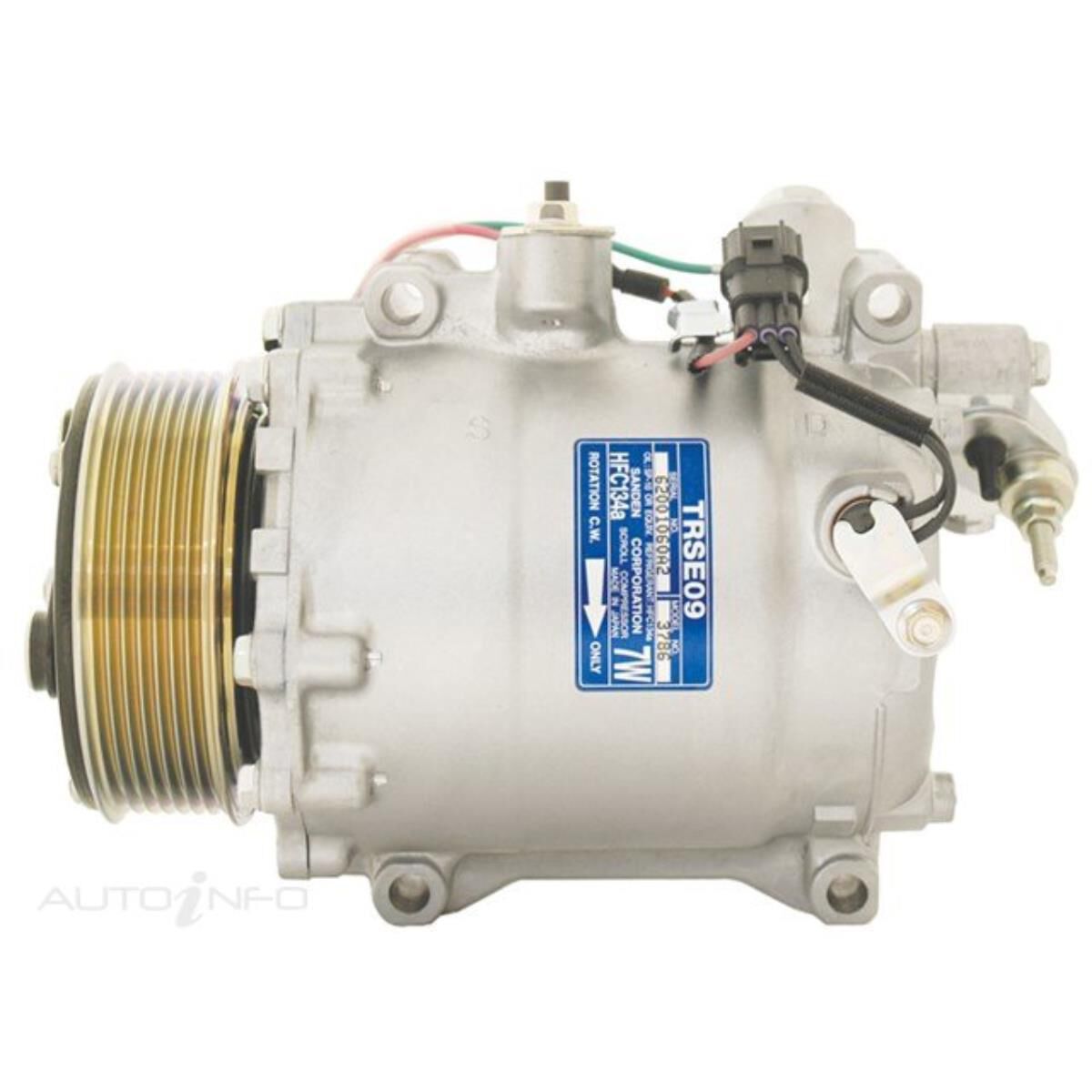 SANDEN COMP TRSE09 12V, , scaau_hi-res