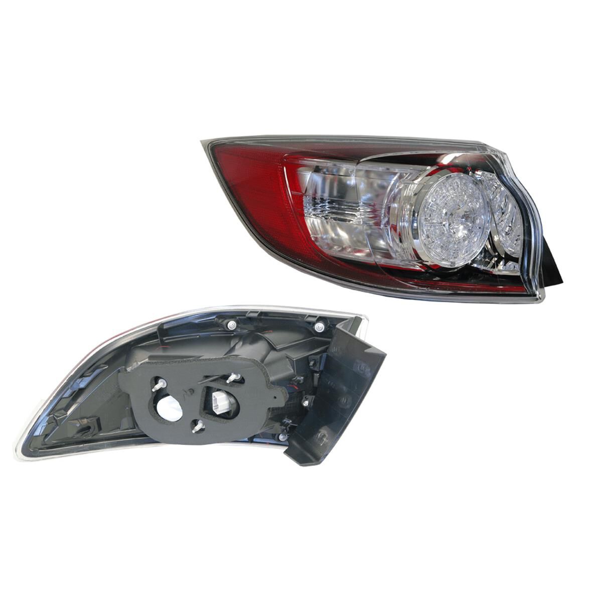 MAZDA 3 SP25/MPS HATCHBACK  BL  01/2009 ~ 01/2014  TAIL LIGHT OUTER LEFT LED  FITS2.5 LITRE PETROL & 2.3 LITRE PRETROL TURBOMODELS., , scaau_hi-res
