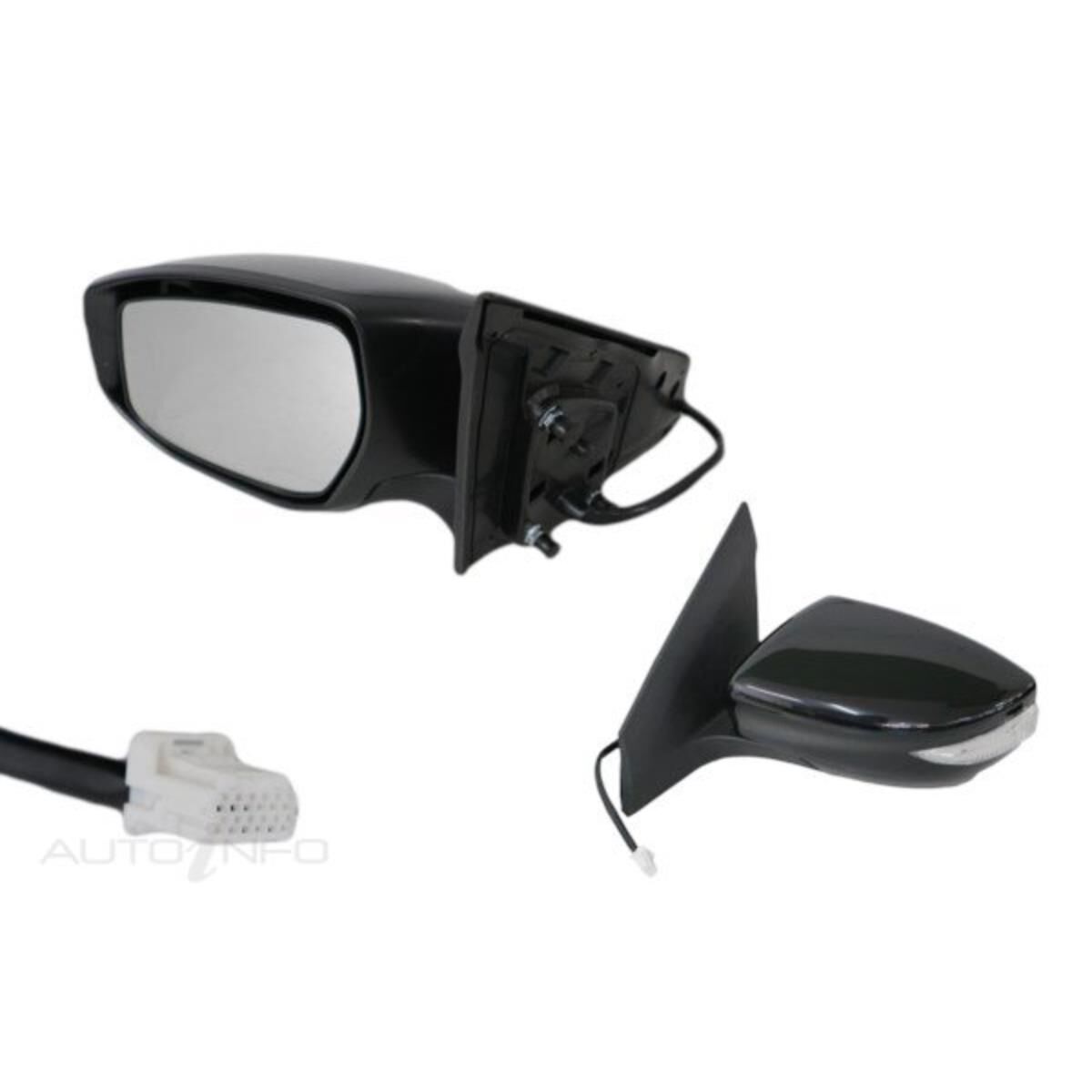 NISSAN PULSAR  B17  11/2012 ~ ONWARDS  ELECTRIC DOOR MIRROR  LEFT HAND SIDE  WITH LED LAMP  WITHOUT HEATED AND FOLDING, , scaau_hi-res