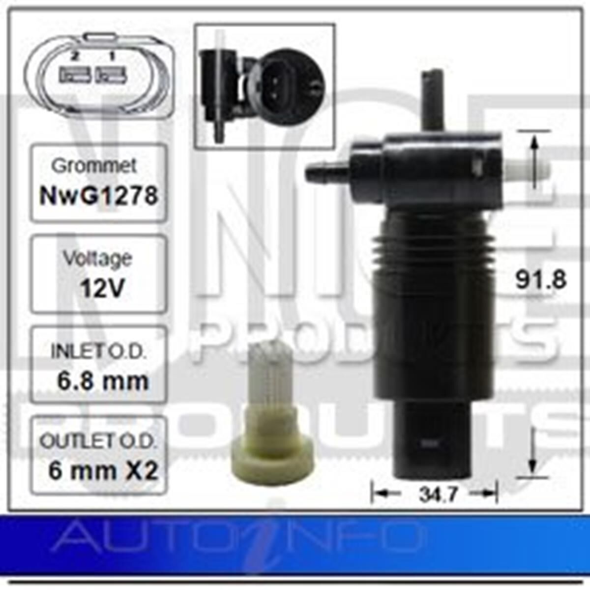 Washer Pump, , scaau_hi-res