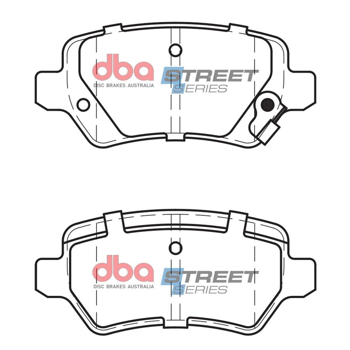 DBA SS STREET SERIES BRAKE PADS [ Holden Astra/Combo & Zafira 1998-2011 R ], , scaau_hi-res