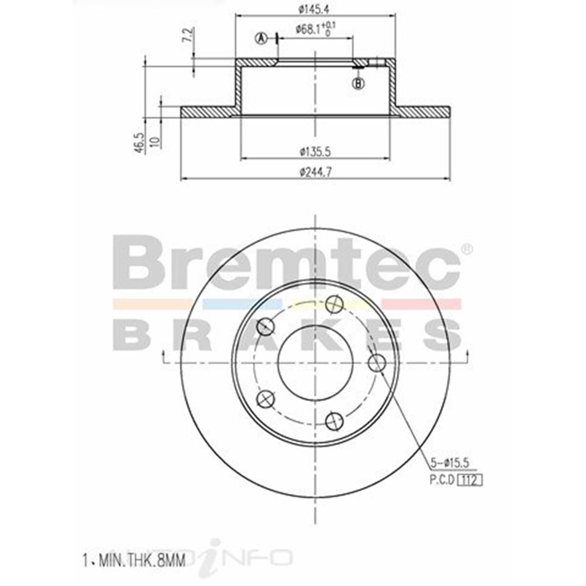 EURO-LINE BRAKE DISC ROTOR, , scaau_hi-res