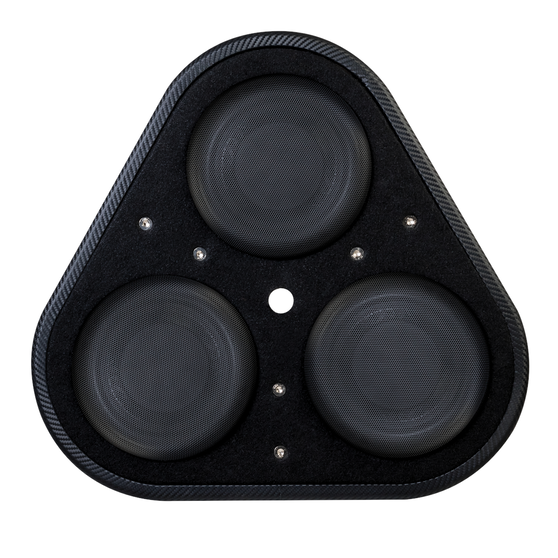 BlackAir Wheel Well Triple 8in Pass Rad Sub Enclosure 400w RMS Dual 4 ohms, , scaau_hi-res