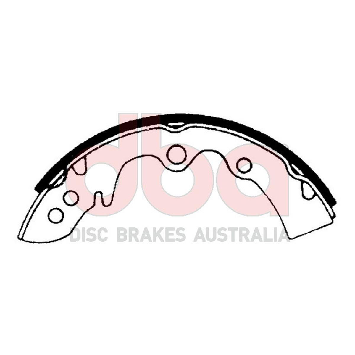 Street Series Brake Shoes [Mazda  1000 / 1300 / 323 200mm], , scaau_hi-res