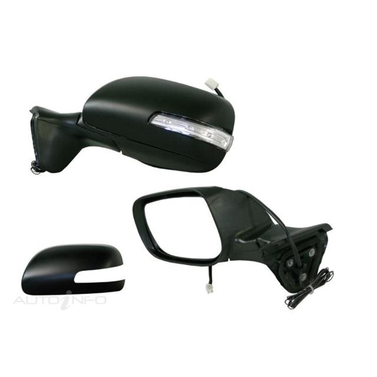 TOYOTA COROLLA HATCHBACK  ZRE152 SERIES 2  10/2009 ~ 12/2012  ELECTRIC DOOR MIRROR WITH LED LIGHT  LEFT HAND SIDE   5 PIN TYPE, , scaau_hi-res