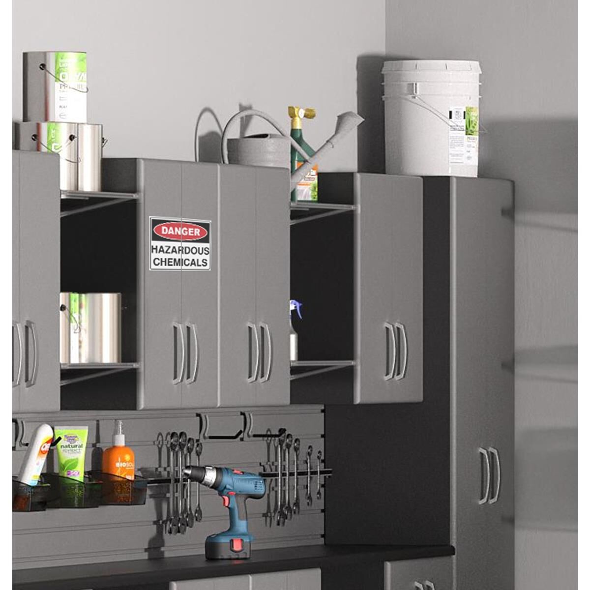 HAZARDOUS CHEMICALS SIGN 25CM, , scaau_hi-res