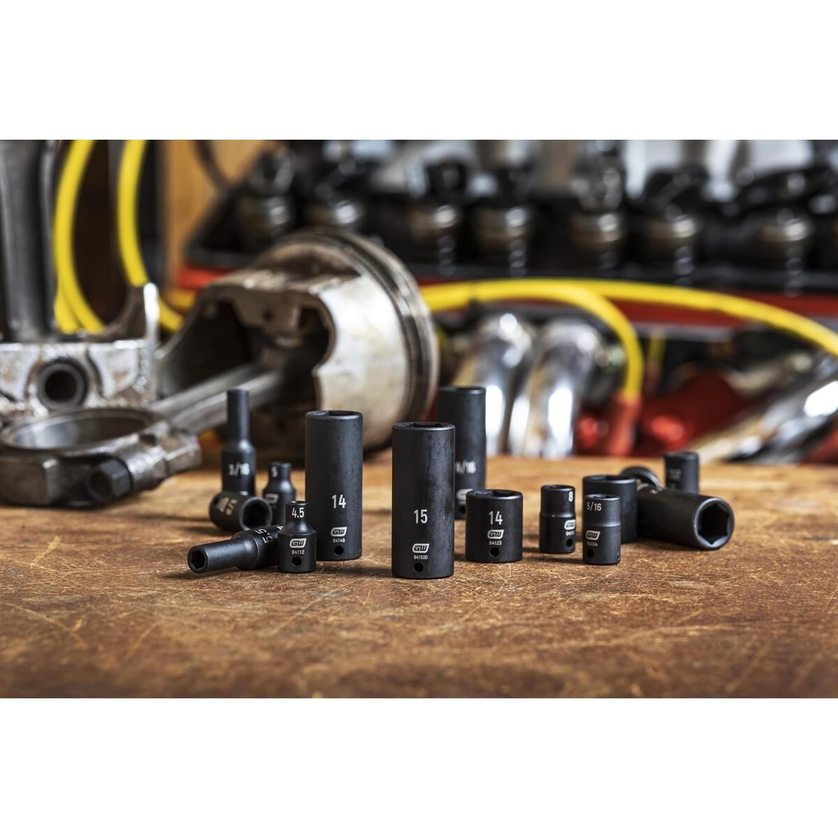 71 PC. 1/4&rdquo; DRIVE 6 POINT STANDARD & DEEP UNIVERSAL IMPACT METRIC & SAE SOCKET SET, , scaau_hi-res