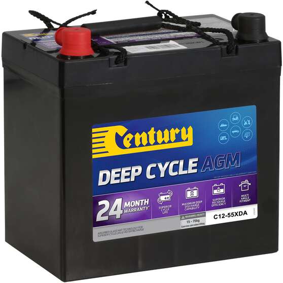 CENTURY AGM BATTERY - C12-55XDA, , scaau_hi-res