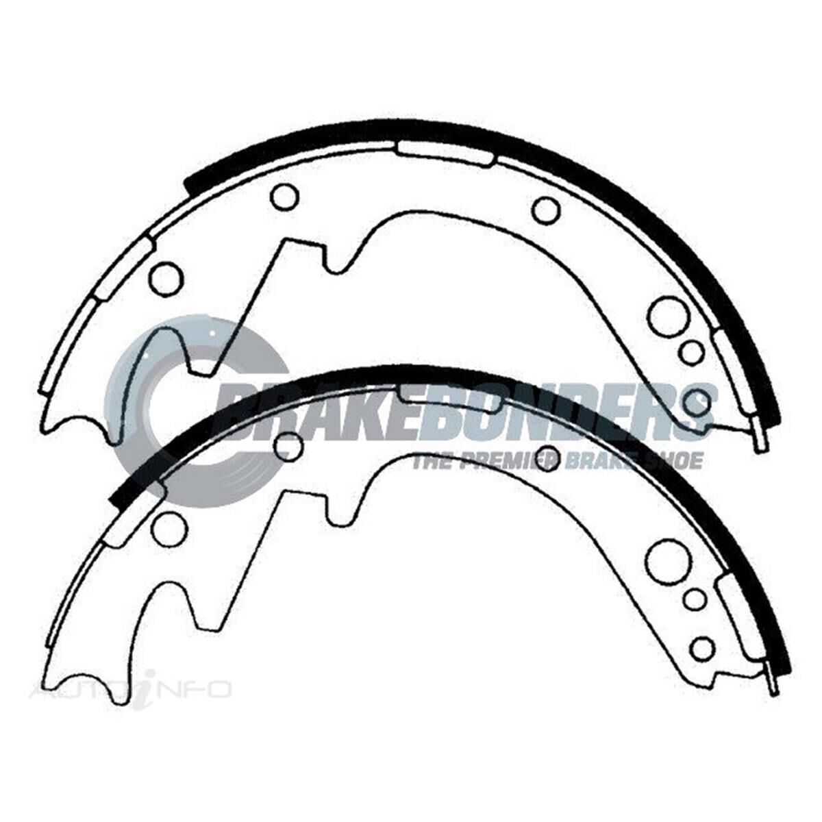 Brake Shoes - Toyota 228.6mm, , scaau_hi-res