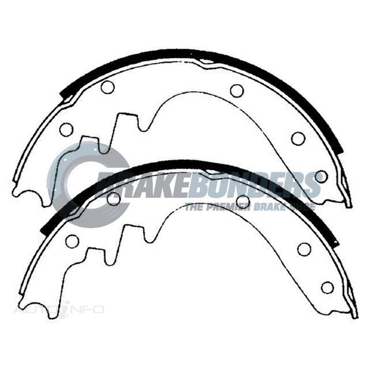 Brake Shoes - Holden 228.6mm, , scaau_hi-res