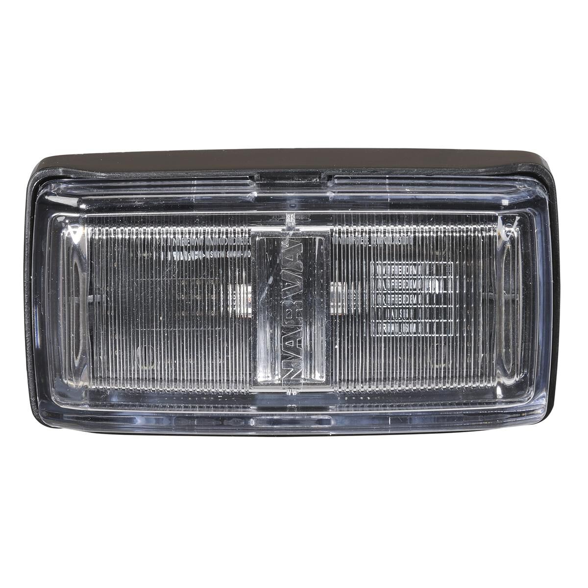 NARVA 9-33V LED SIDE DIRECTIONAL INDICATOR (AMBER) WITH BLACK BASE, CLEAR LENS & 0.5M CABLE - 10 PACK, , scaau_hi-res