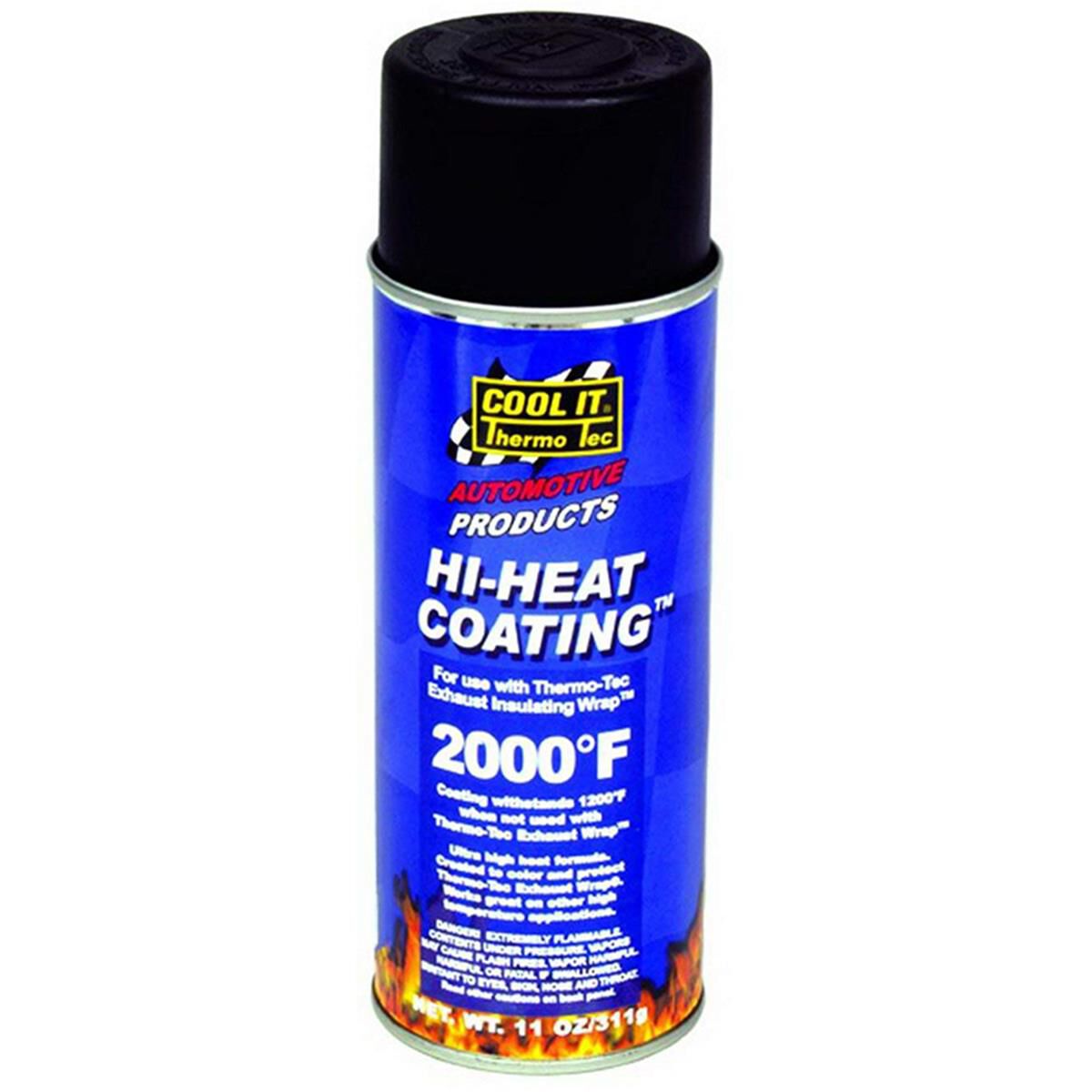 THERMO TEC HIGH TEMP PAINT 11OZ. AEROSOL CAN  BLACK, , scaau_hi-res