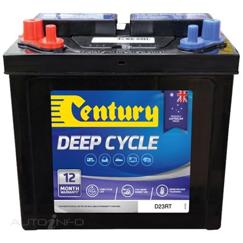 Century Deep Cycle Battery D23RT 65Ah, 12V 141119 Supercheap Auto