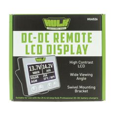 REMOTE LCD DISPLAY W/3.5m LEAD T/S DC-DC BATT CHARGER 25amp HU6525 FESSIONAL, , scaau_hi-res