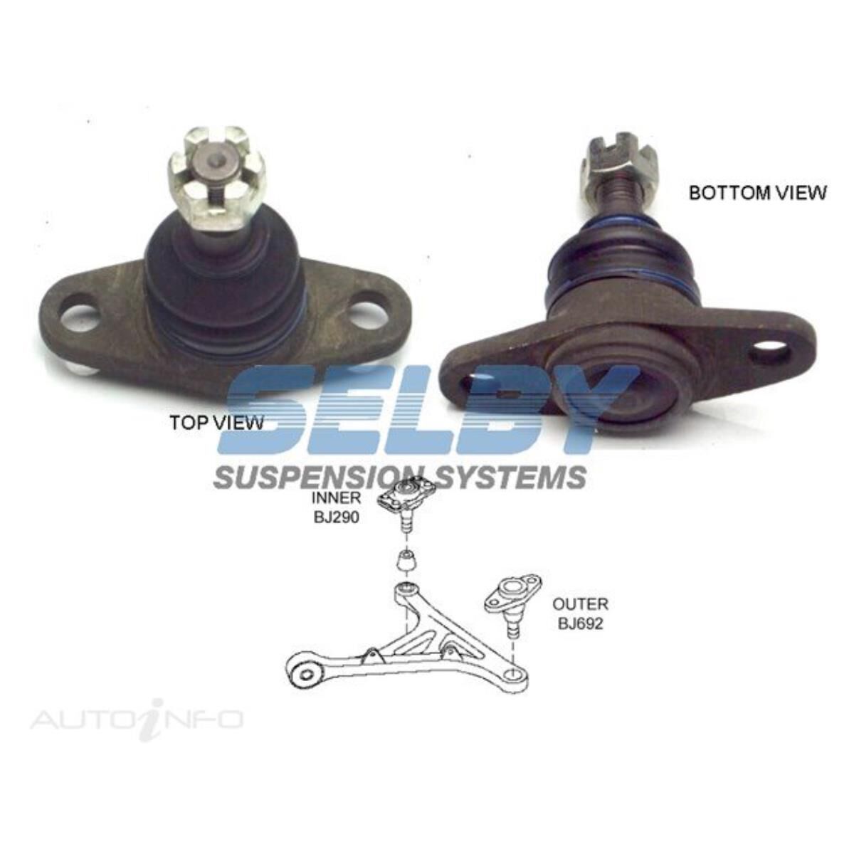 SELBY BJ (F) OUTER LWR NISSAN SKYLINE GTR R32 R33 R34 89-02 4WD, , scaau_hi-res