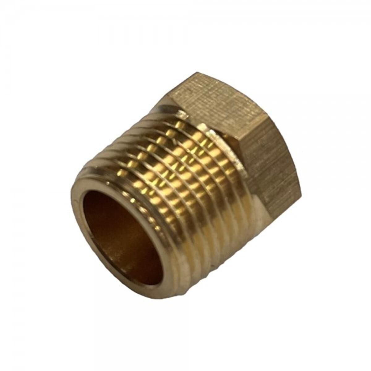 Brass Reducing Bush 3/8 Male x 1/4 Female Bsp, , scaau_hi-res