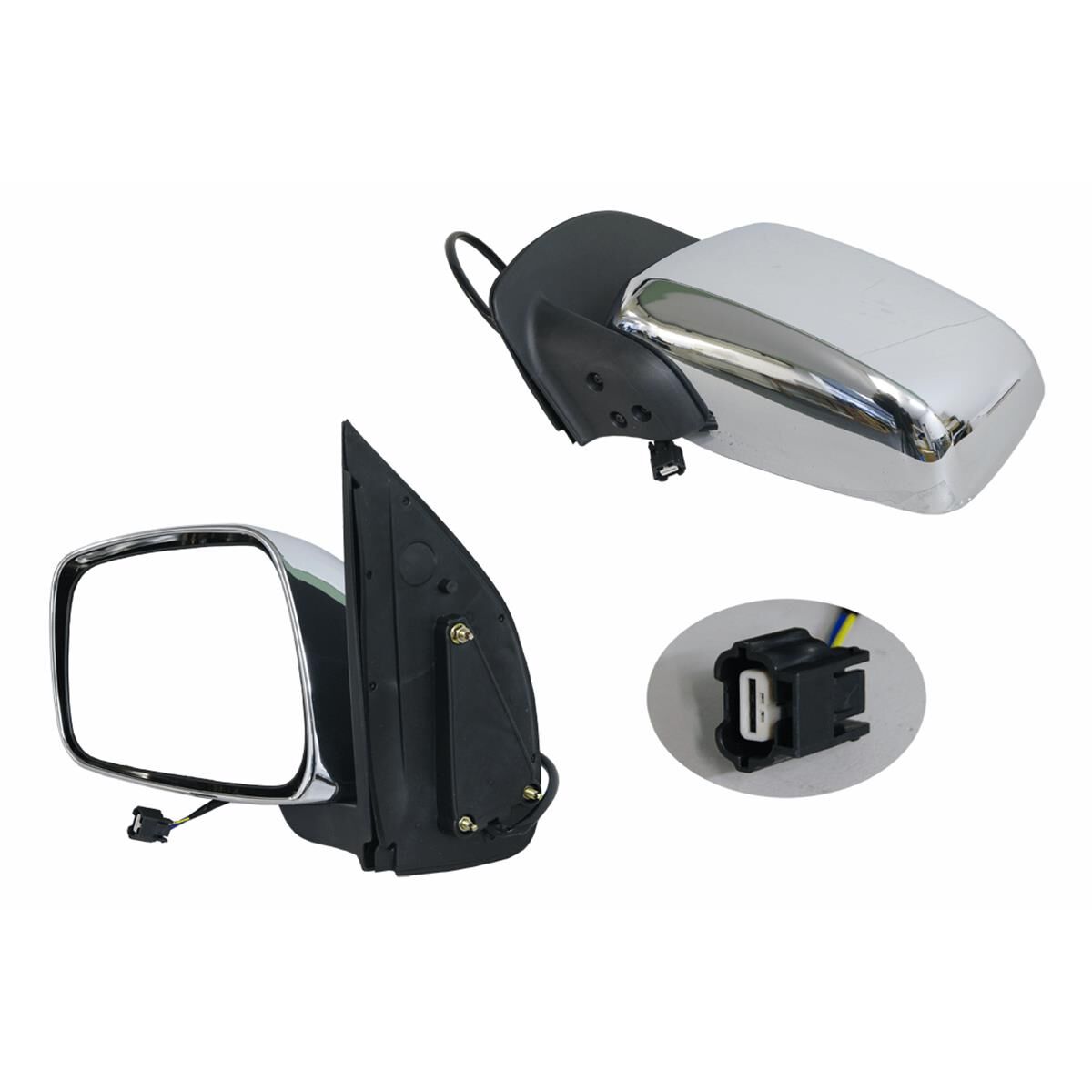 NISSAN PATHFINDER  R51  07/2005 ~ 09/2013  ELECTRIC CHROME DOOR MIRROR  LEFT HAND SIDE, , scaau_hi-res