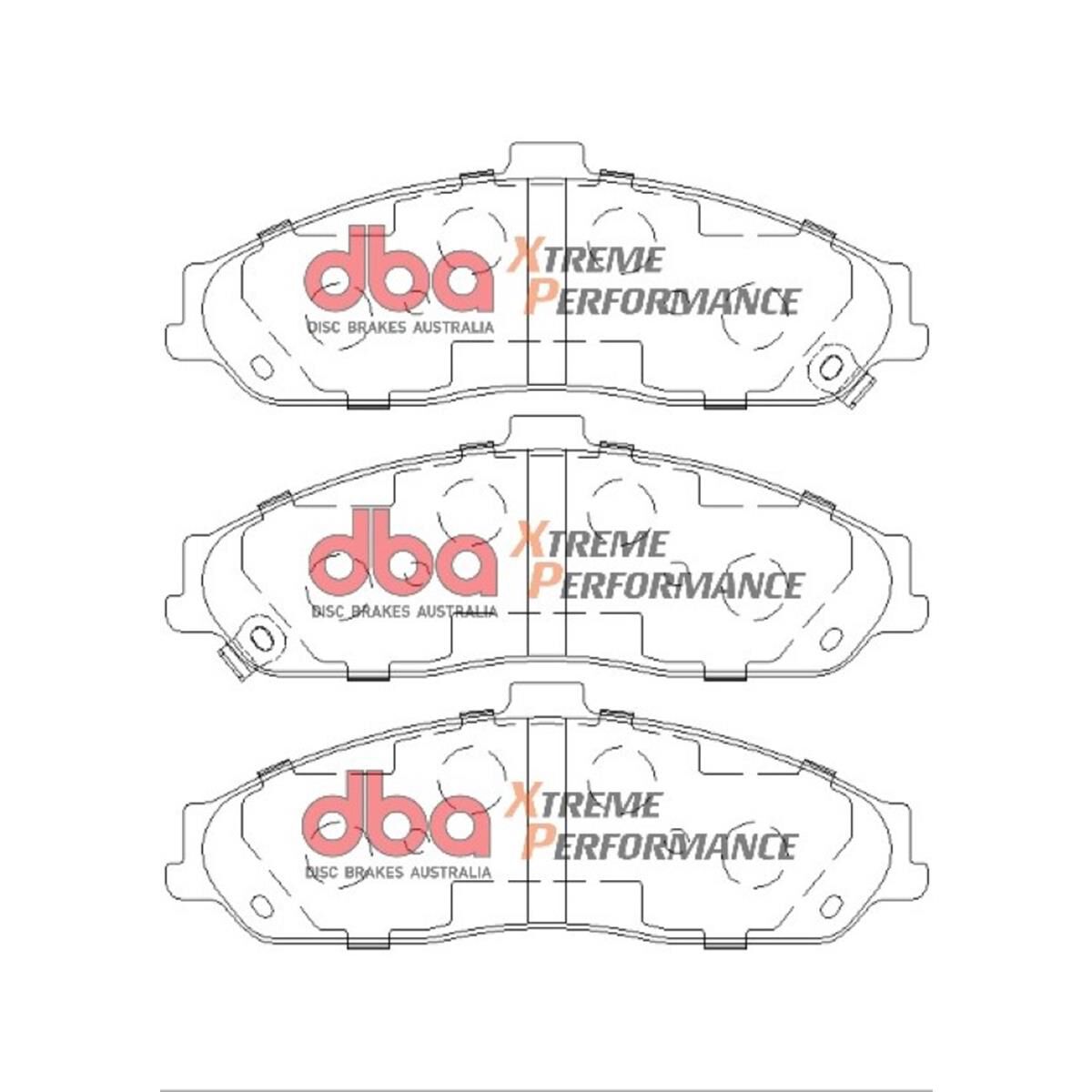 DBA XP PERFORMANCE BRAKE PADS Ford Falcon BA XR6 XR8 with C5 C6 Caliper / FPV with PBR Caliper2002-2005, , scaau_hi-res