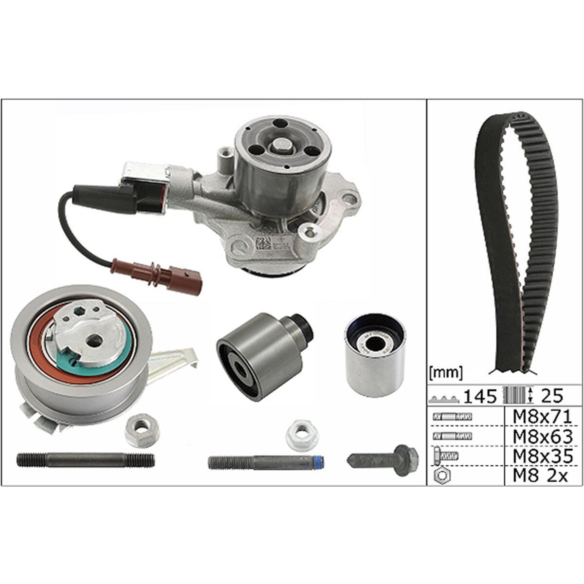 TIMING BELT KIT WITH WATERPUMP, , scaau_hi-res