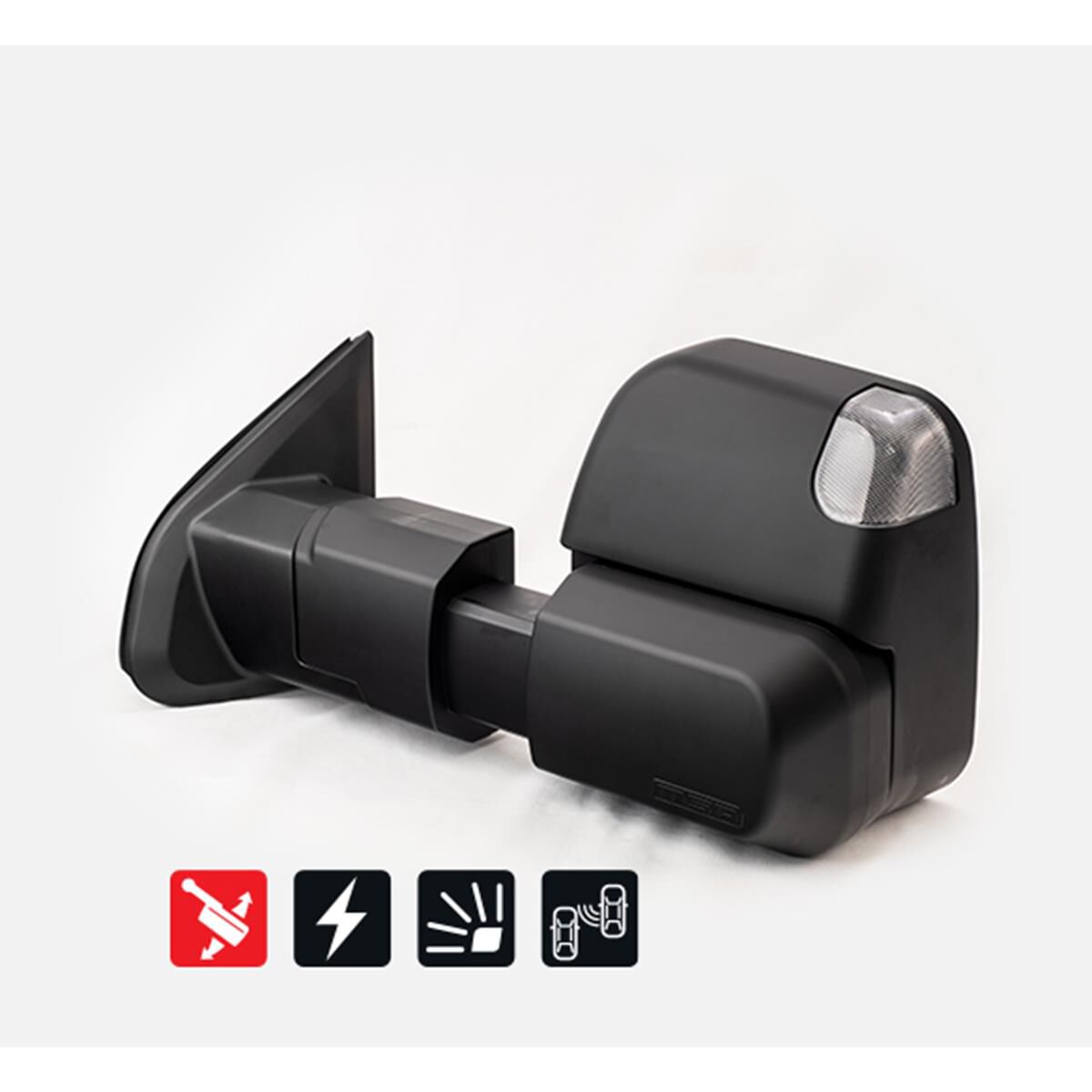 MAZDA BT50 SEPT 2020-CURRENT, BLACK, ELECTRIC, INDICATORS, BLIND SPOT MONITORING, POWERFOLD, , scaau_hi-res