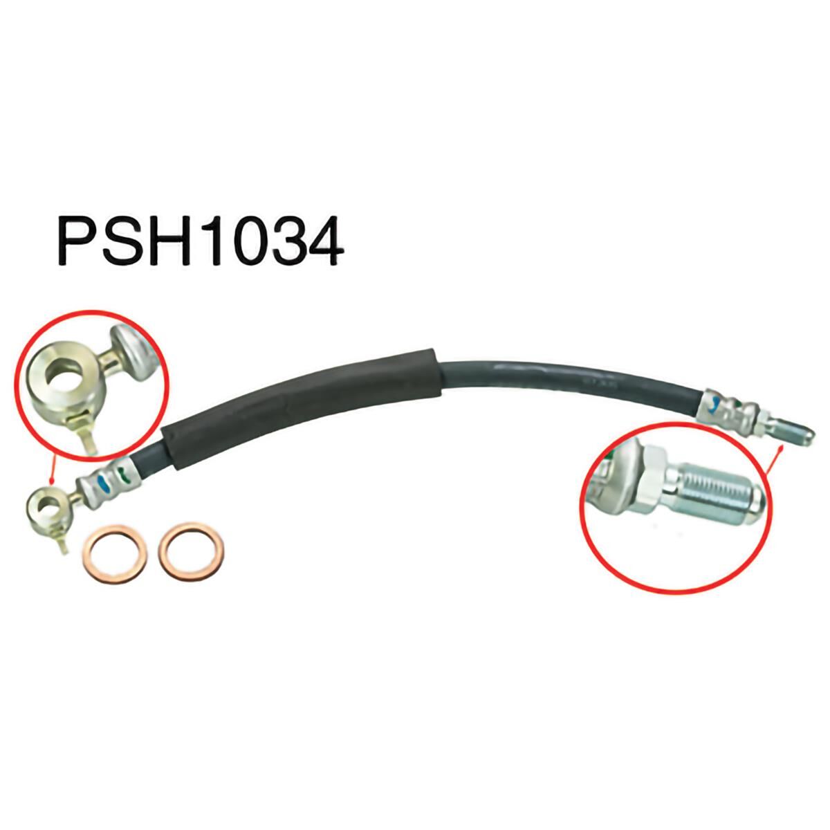 Power Steering Hose - Pressure - Holden / Isuzu Rodeo TF 4x4 (2.8L (4JB1T) I4 Turbo Diesel), , scaau_hi-res