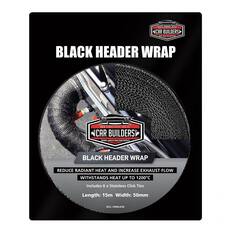 PREMIUM BLACK TI EXHAUST HEADER WRAP 50MM, , scaau_hi-res