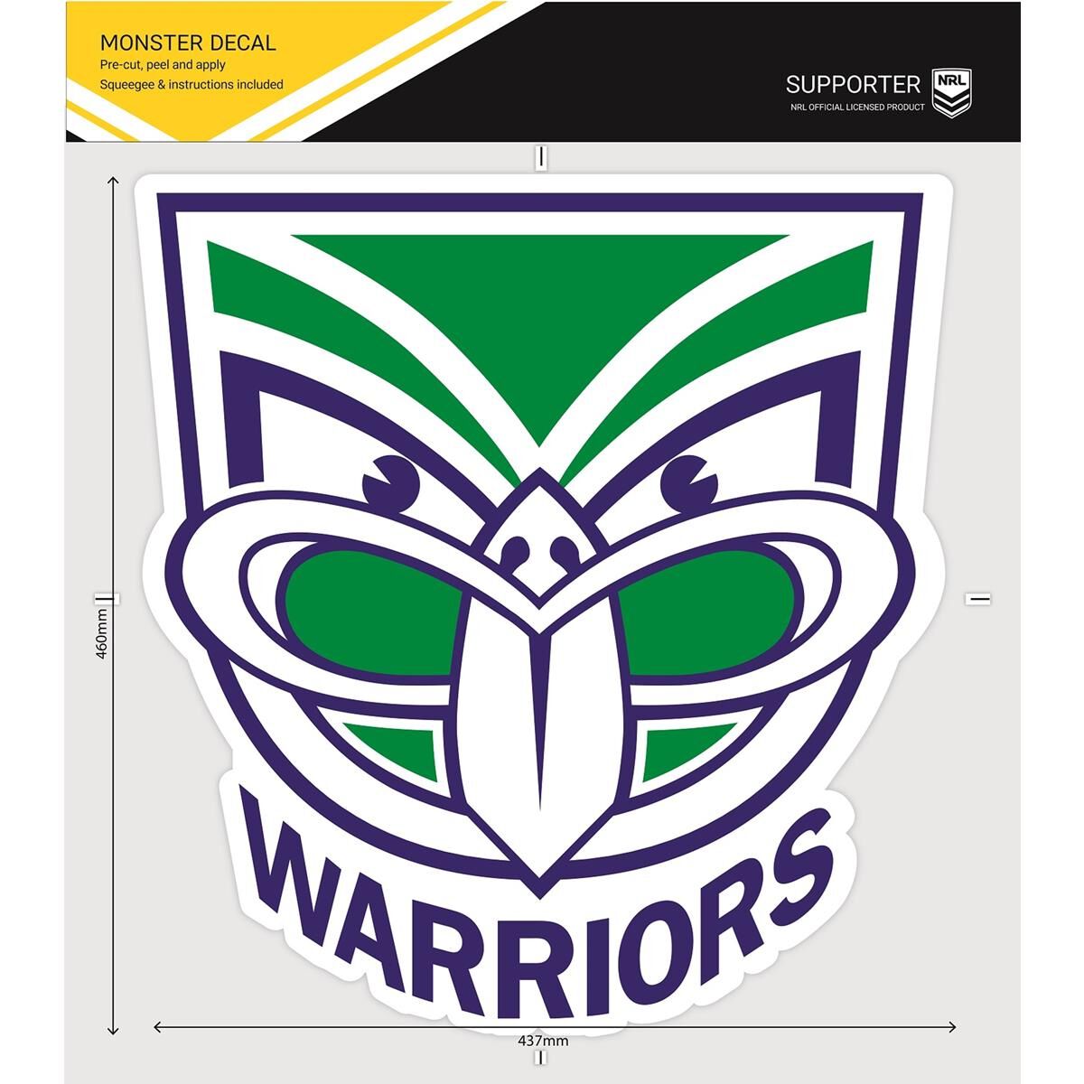 WARRIORS ITAG MONSTER DECAL, , scaau_hi-res