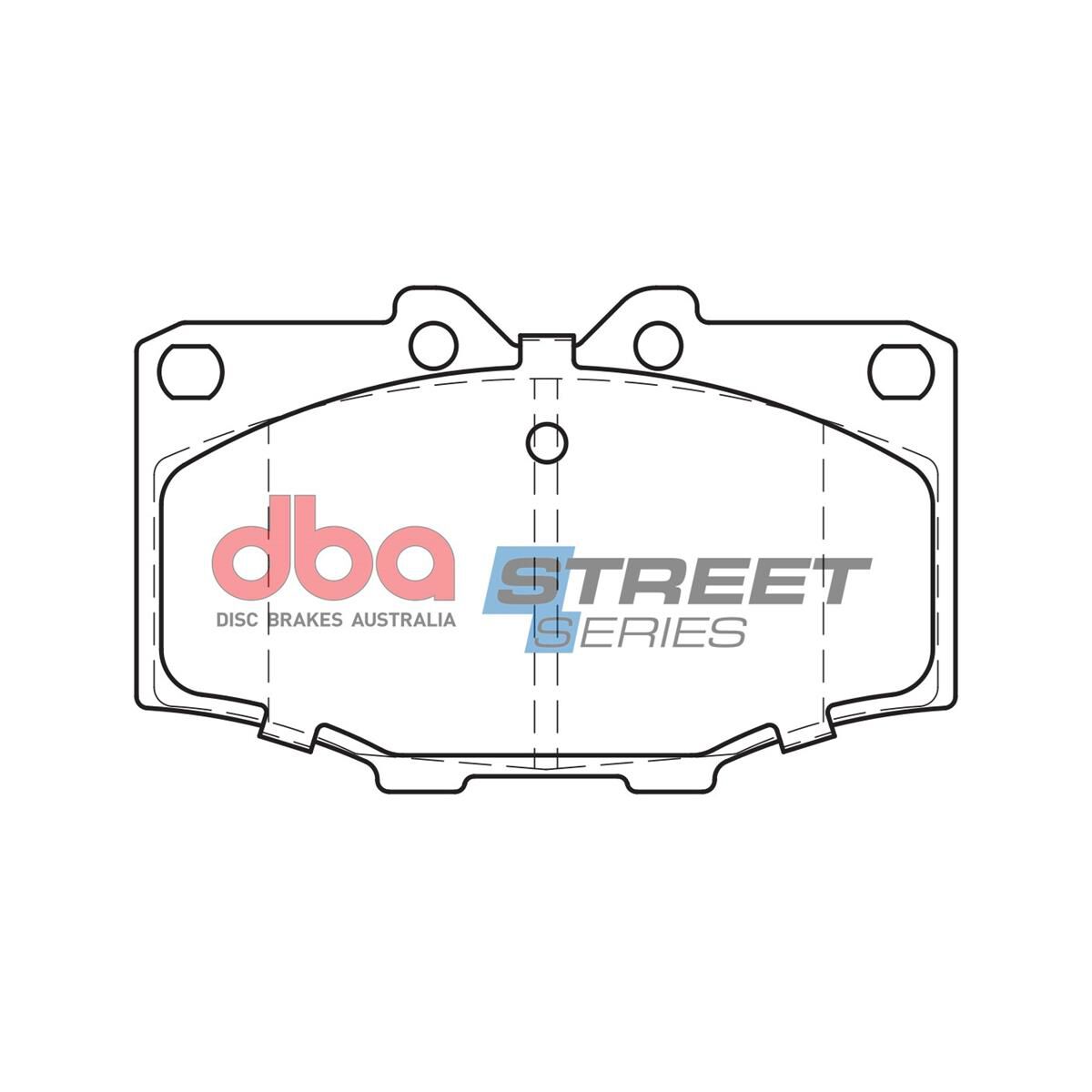 DBA SS STREET SERIES BRAKE PADS [ Eunos Toyota HiLux- Landcruiser 83-90 F ], , scaau_hi-res