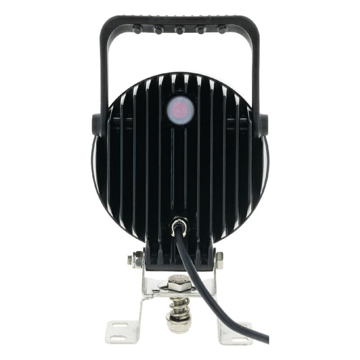 LED RND WORKLAMP FLOOD BEAM W/HANDLE & SWITCH 9 - 36V 54W 9LEDs BLK HSNG 5,100Lmns, , scaau_hi-res