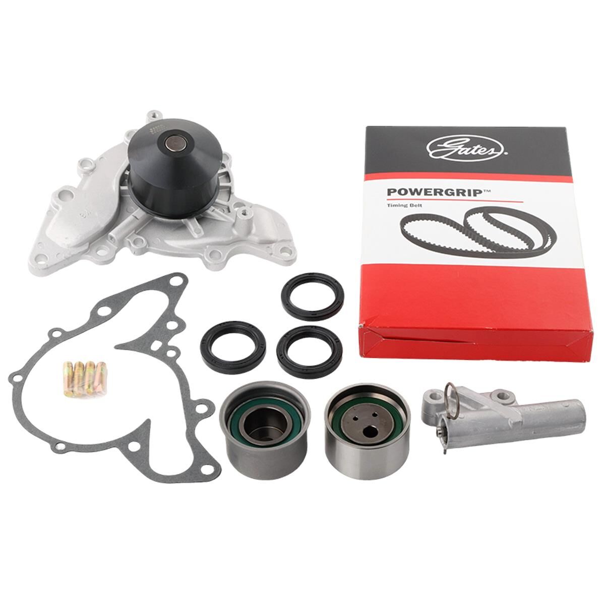 ENGINE TIMING KIT WITH HYDRAULIC TENSIONER & WATER PUMP, , scaau_hi-res
