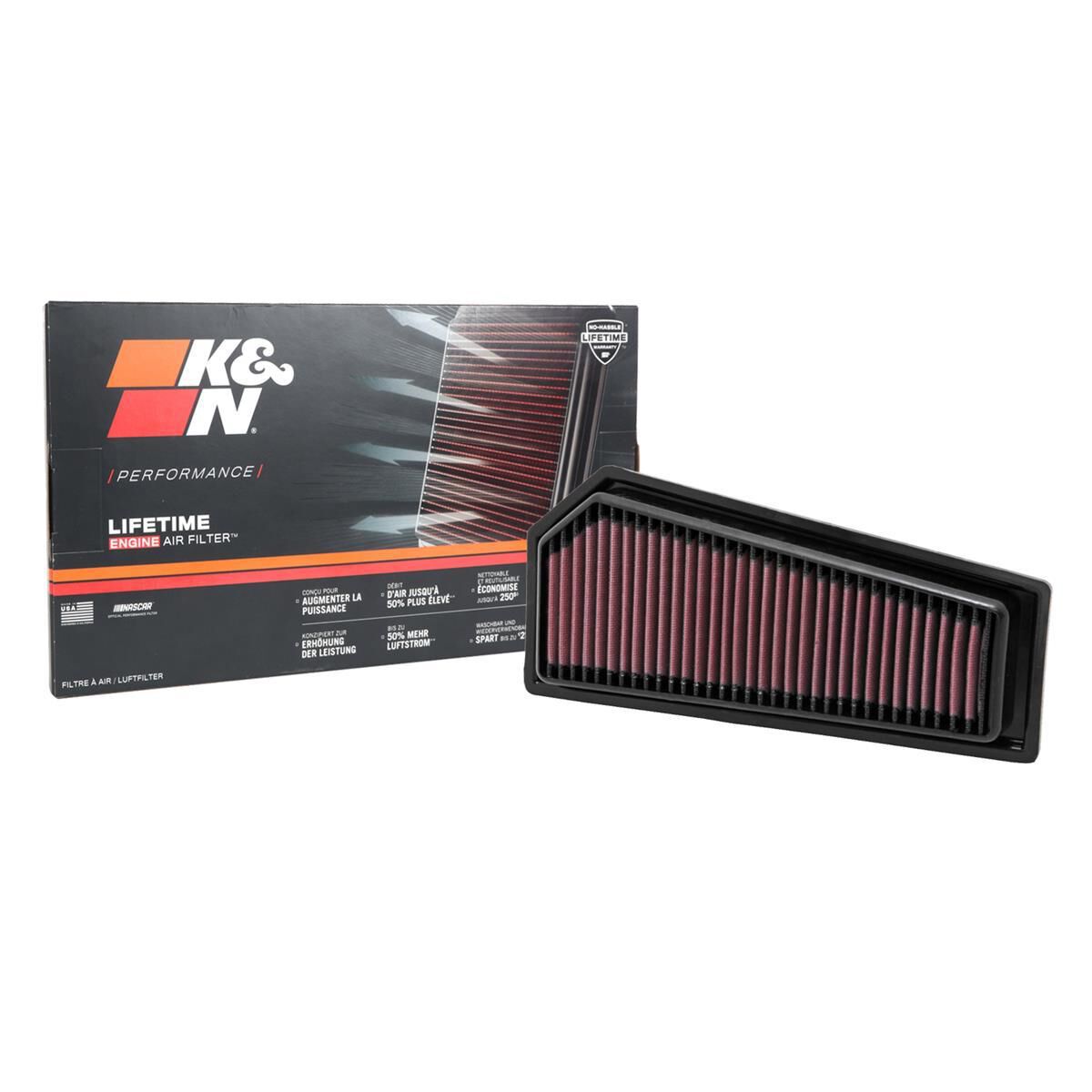 K&N HI-FLOW AIR FILTER - REUSABLE, , scaau_hi-res