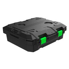 TRED GT 50-40 STORAGE BOX 25L- SHALLOW - BLACK WITH GREEN, , scaau_hi-res