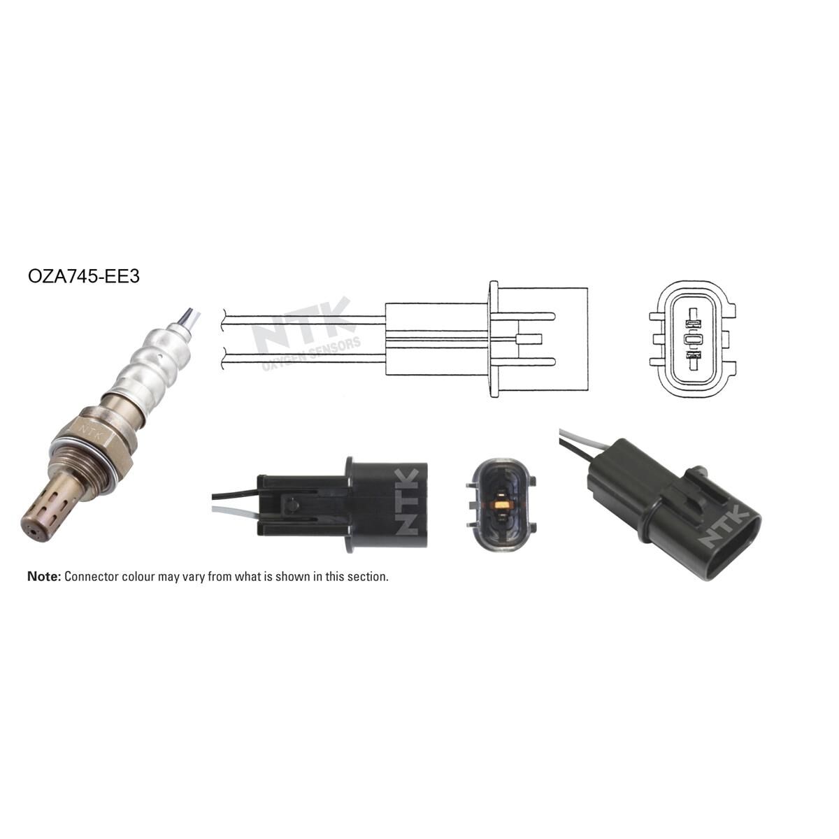NTK OXYGEN SENSOR - OZA745-EE3, , scaau_hi-res
