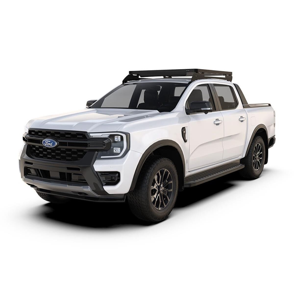 FRONT RUNNER FORD RANGER T6.2 DUAL CAB (2022-ON)/VOLKSWAGEN AMAROK (2023-ON) DUAL CAB SLIMLINE II ROOF RACK KIT, , scaau_hi-res