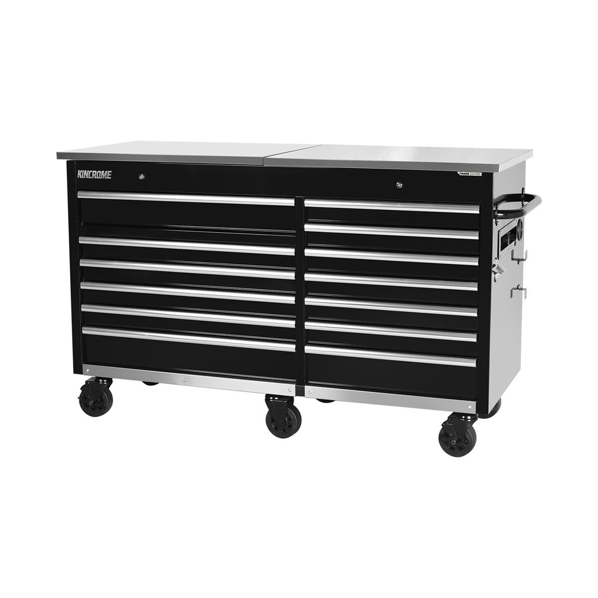 TRADE CENTRE MOBILE BENCH 13DR TWIN LID (DEEP), , scaau_hi-res