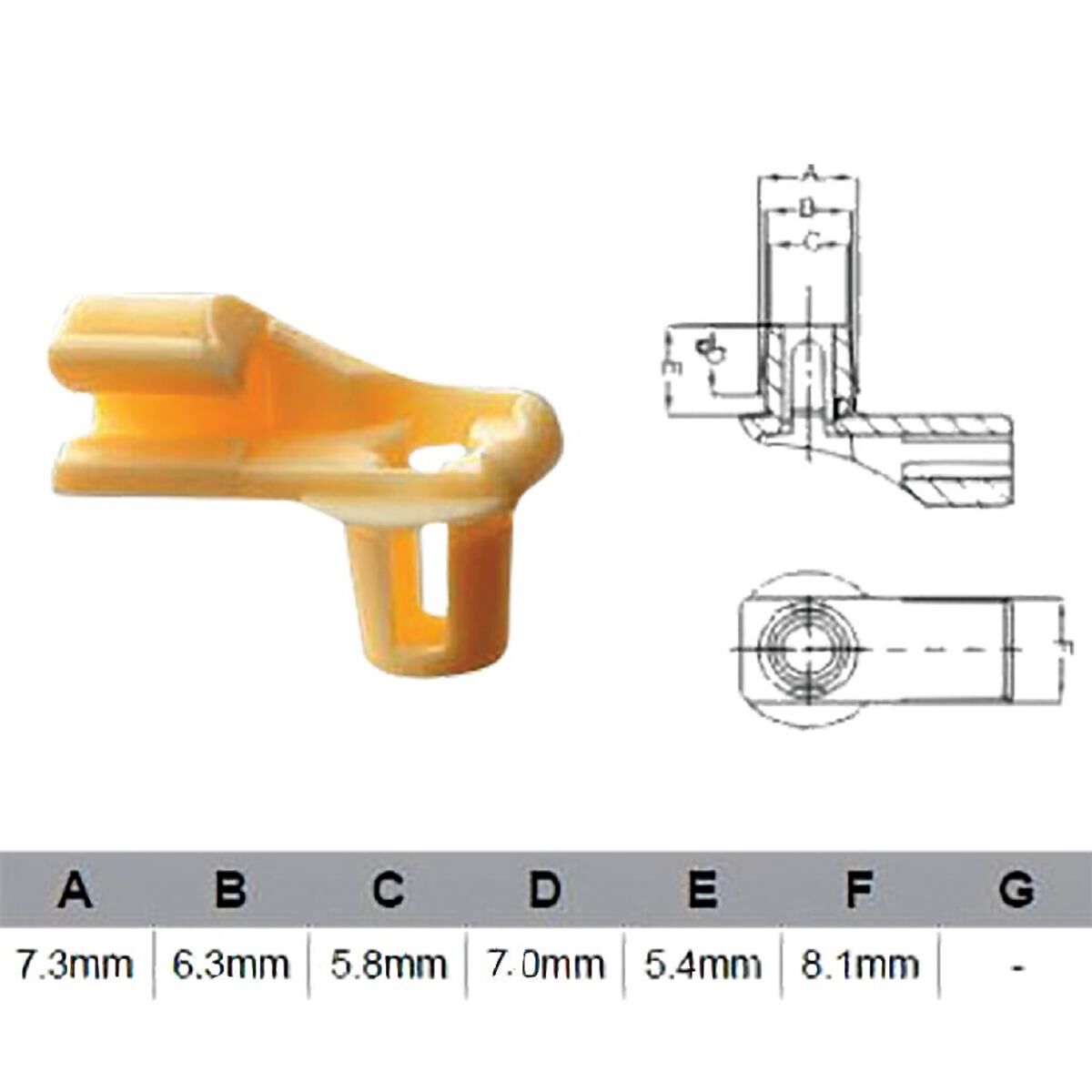 PKT 10 DOOR LOCK CLIP, , scaau_hi-res