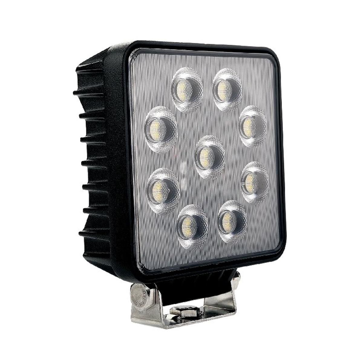 LED SQUARE WORKLAMP FLOOD BEAM60 Deg 9-36V 36W 36 LEDs BLACKHSNG 3,600Lmn IP68, , scaau_hi-res