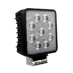 LED SQUARE WORKLAMP FLOOD BEAM60 Deg 9-36V 36W 36 LEDs BLACKHSNG 3,600Lmn IP68, , scaau_hi-res