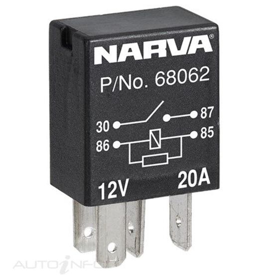 Narva Normally Open Micro Relay 20a 12v Supercheap Auto