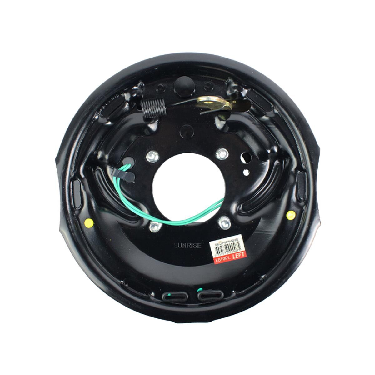 Sunrise 10" Electric Backing Plate Pre Studded Left Side Brake, , scaau_hi-res