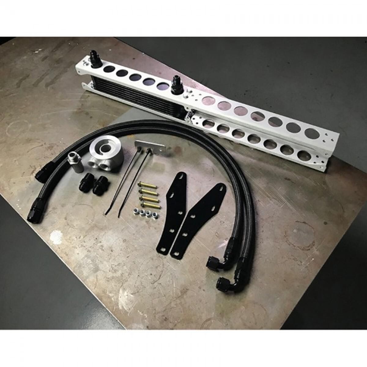 Direct Fit 2011-2014 Ford Mustang GT 5.0 Transmission Cooler Kit, , scaau_hi-res
