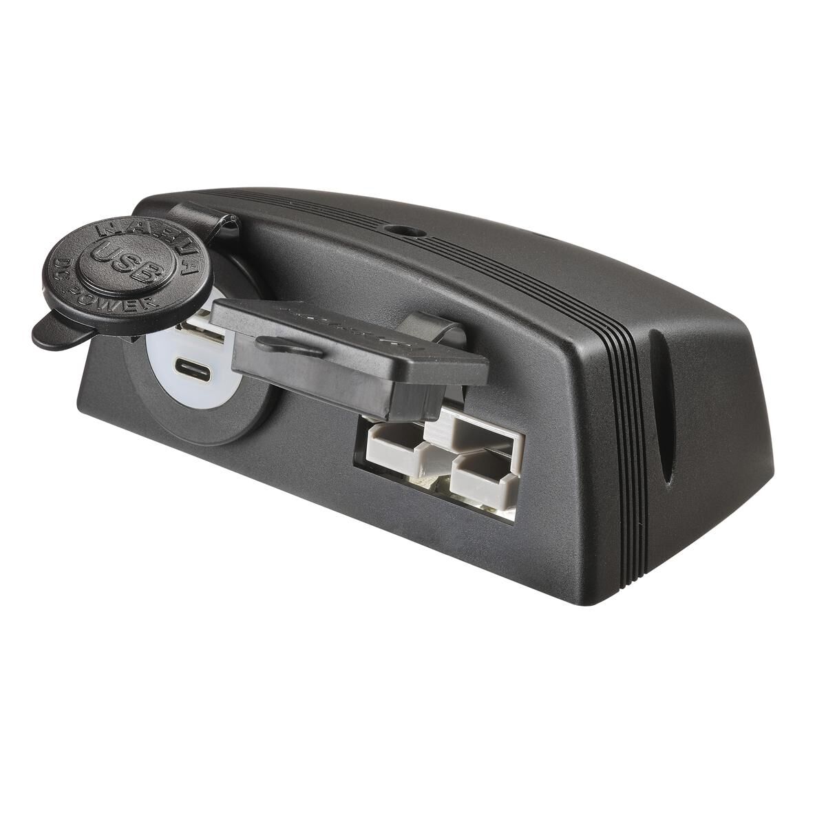 NARVA HEAVY-DUTY TWIN 50 AMP HD CONNECTOR USB & USB-C SOCKET, , scaau_hi-res