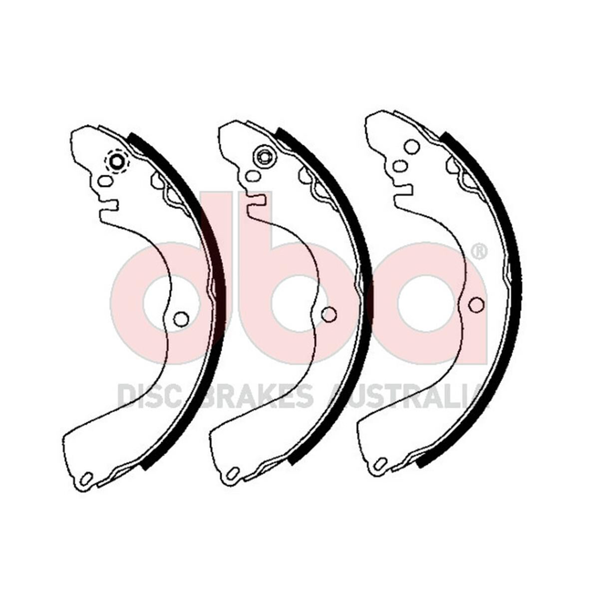 Street Series Brake Shoes [Mitsubishi Pajero/Navara 228.6mm], , scaau_hi-res