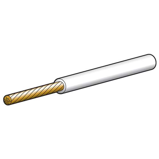 CABLE S/CORE 3MM 10A 30M WHITE, , scaau_hi-res