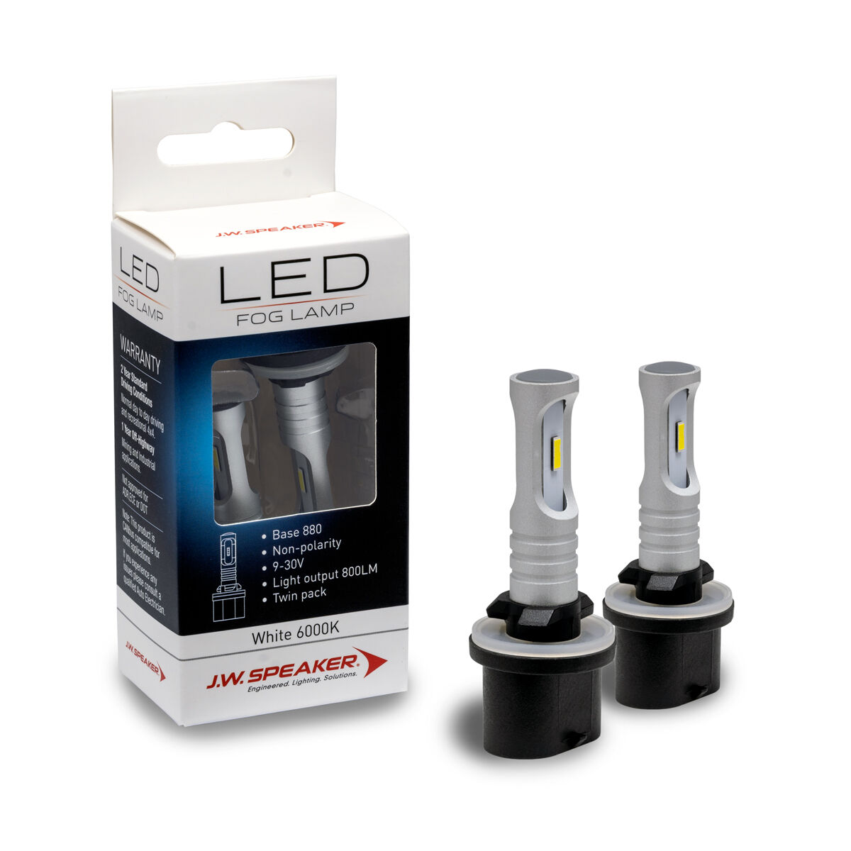 LED 880 Headlight Kit 12-24V 6000K, , scaau_hi-res