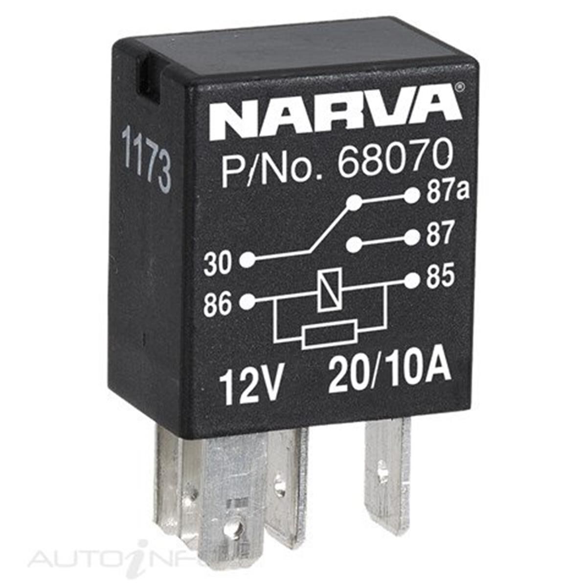12V 5P 20/10A C/O MICRO RELAY1, , scaau_hi-res