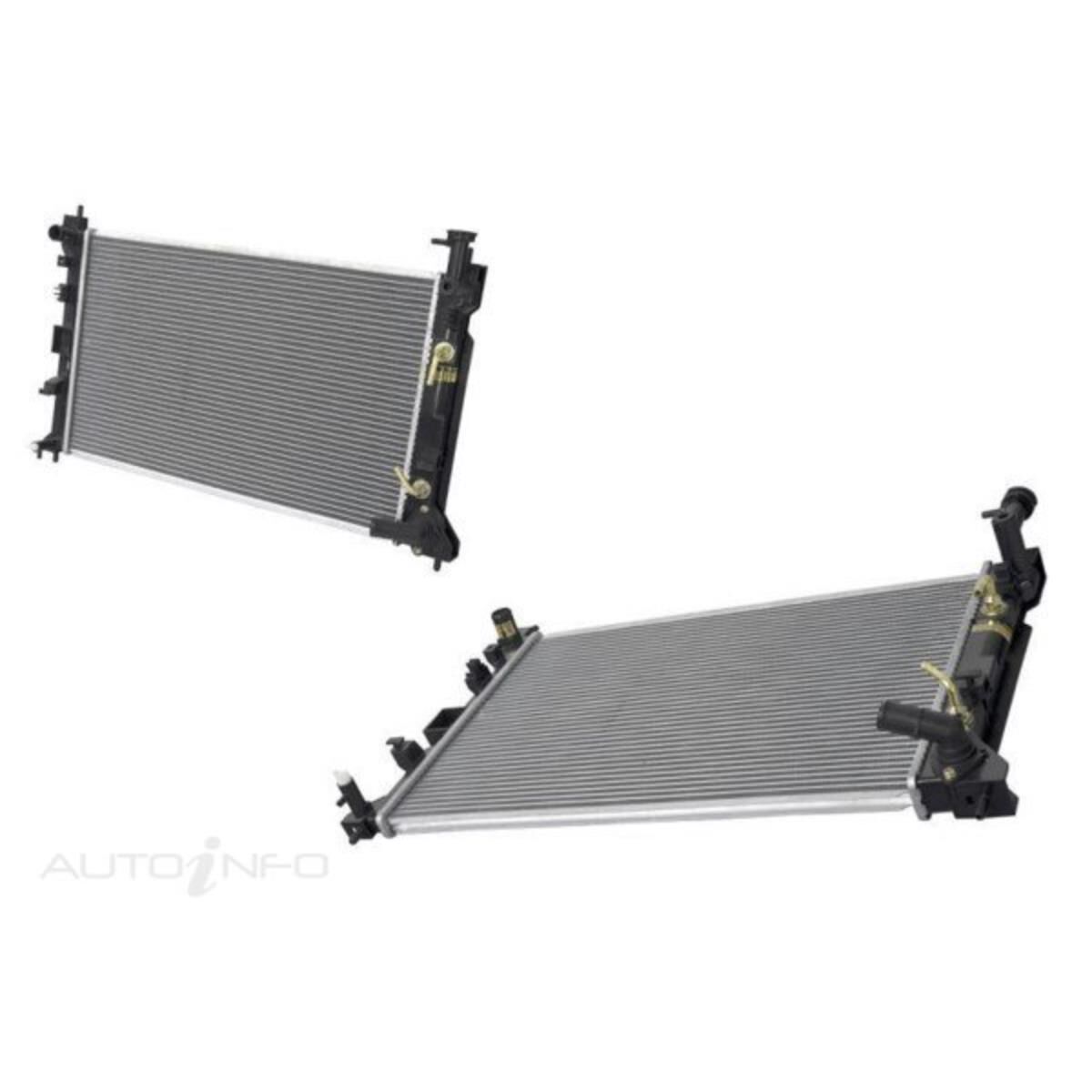 MITSUBISHI COLT  RG  08/2004 ~ 12/2006  RADIATOR  1.5 LITRE INLINE 4 PETROL- (4G15)  CORE SIZE: 620MM X 380MM X 18MM (MEASURE TANK TO TANK, THEN HEIGHT AND THEN THICKNESS), , scaau_hi-res