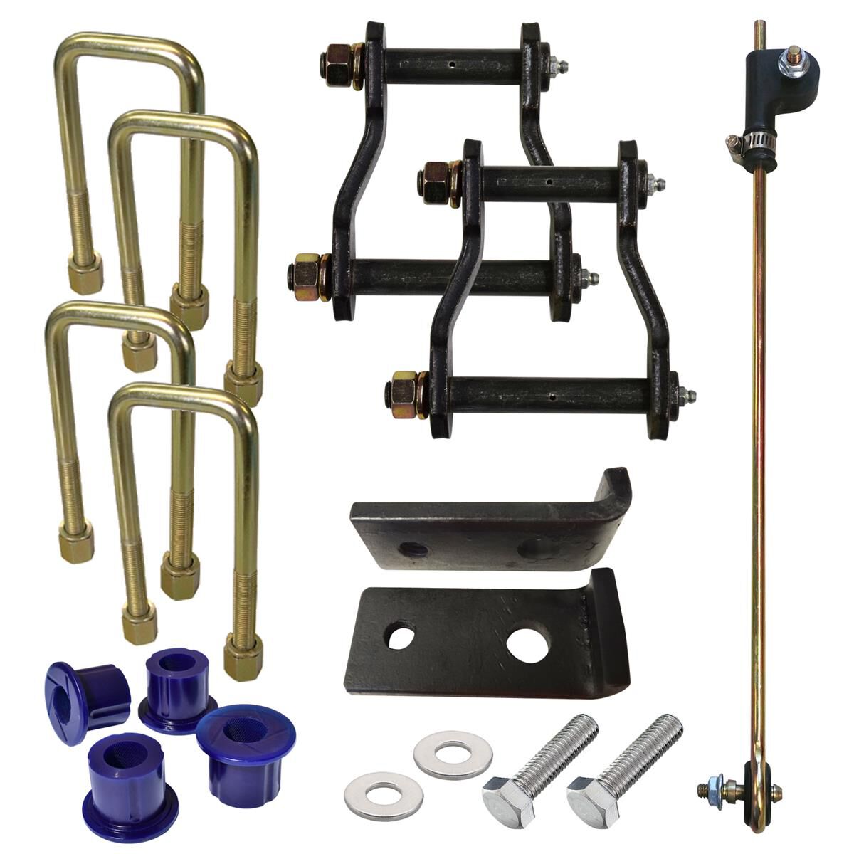 RAW 4x4 Mounting kit for leaf springs BSK1035