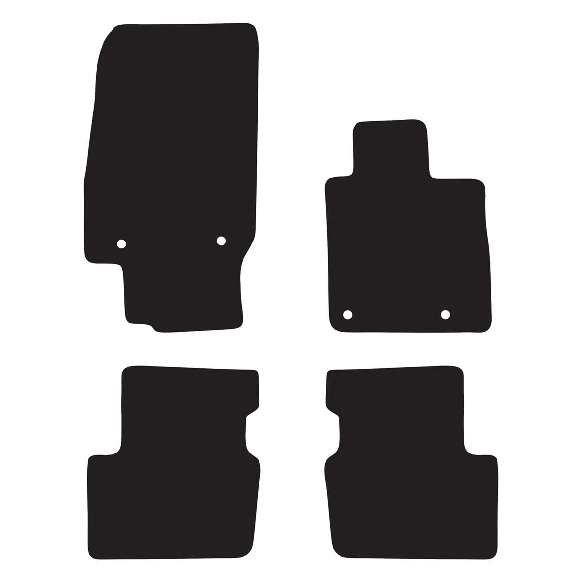 LUXURY CARPET CAR MATS FOR MAZDA CX-3 2015-2018, , scaau_hi-res